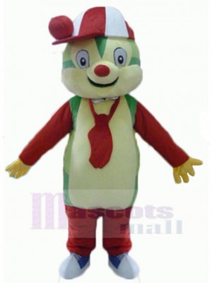 Ours vert et jaune Mascotte Costume Animal