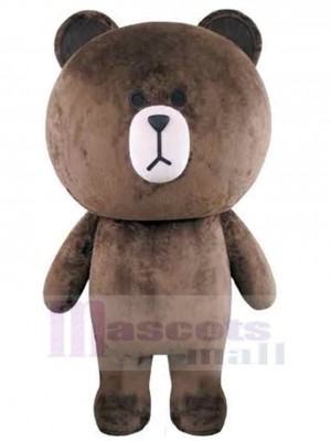dodu et brun Ours en peluche Mascotte Costume Animal