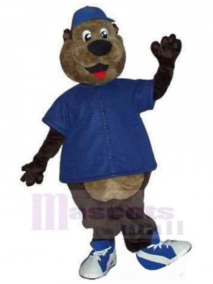 Ours au chapeau bleu Mascotte Costume Animal