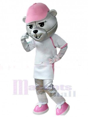 Ours de baseball femelle Mascotte Costume Animal