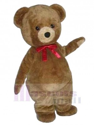 Ours en peluche brun femelle Mascotte Costume Animal