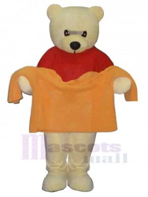 Ours beige amical Mascotte Costume Animal