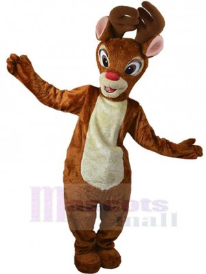 Noël avec bonté Rudolph Mascotte Costume Animal