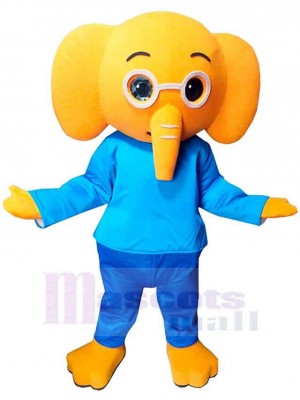 Éléphant costume de mascotte