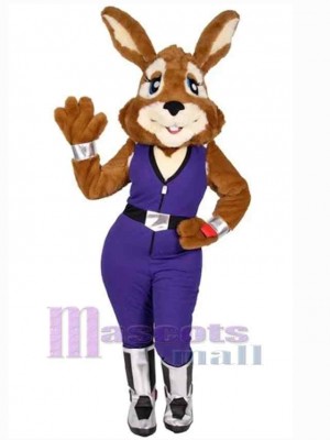 Lapin de Pâques costume de mascotte