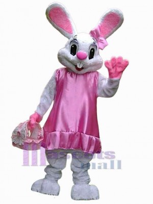 Lapin de Pâques costume de mascotte