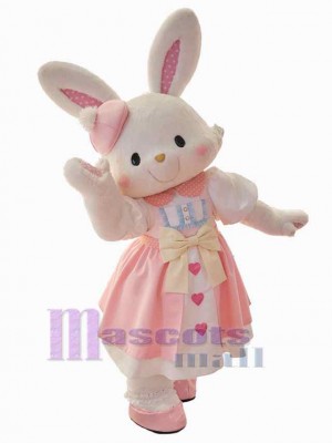 Lapin de Pâques costume de mascotte