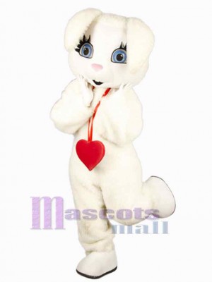 Lapin de Pâques costume de mascotte