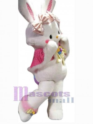 Lapin de Pâques costume de mascotte