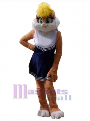 Lapin brun femelle Mascotte Costume Animal