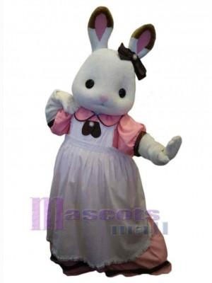 Lapin de Pâques costume de mascotte