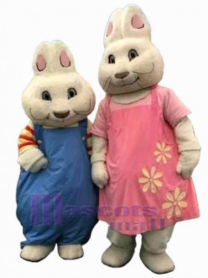 Lapin de Pâques costume de mascotte