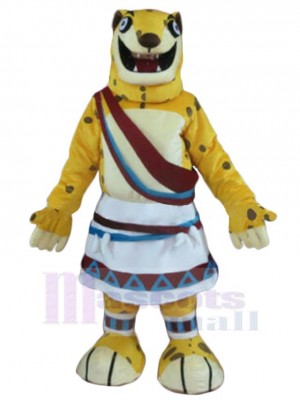 Déguisement Fête Léopard Mascotte Costume Pour adultes Têtes de mascotte