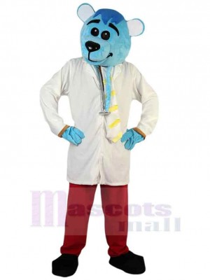 Léopard bleu Mascotte Costume Pour adultes Têtes de mascotte