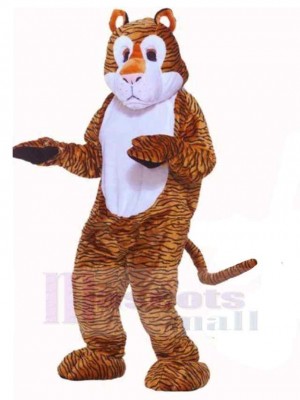 Léopard fort brun Mascotte Costume Pour adultes Têtes de mascotte