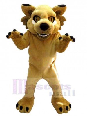 Léopard jaune Mascotte Costume Pour adultes Têtes de mascotte