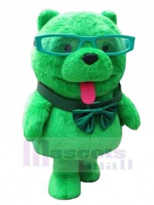 Ours vert fort Mascotte Costume Pour adultes Têtes de mascotte