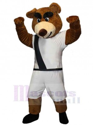 Ours de sport Mascotte Costume Pour adultes Têtes de mascotte