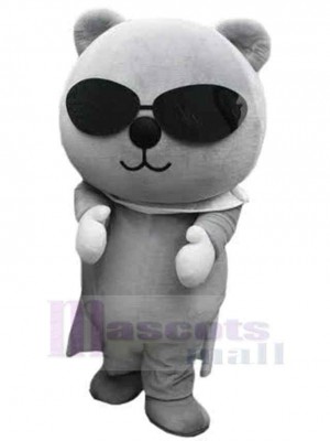 Superbe ours cool Mascotte Costume Pour adultes Têtes de mascotte