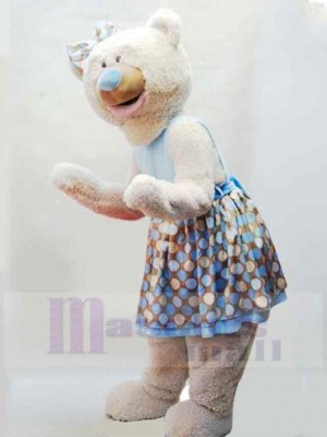 Ours en peluche beige Mascotte Costume Animal