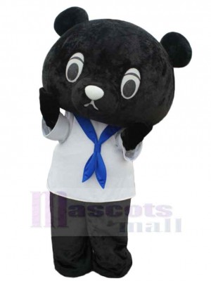 Adorable ours noir Mascotte Costume Animal