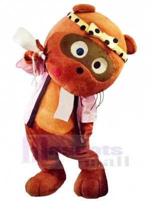 Ours en veste rose Mascotte Costume Animal