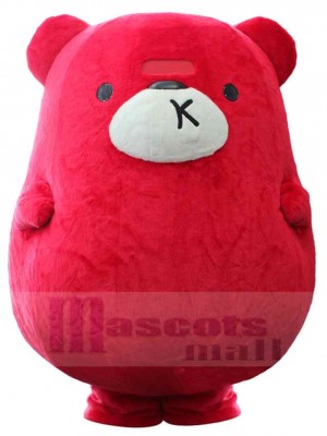 Ours rouge géant Mascotte Costume Animal