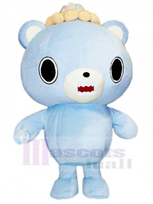 Ours bleu clair Mascotte Costume Animal