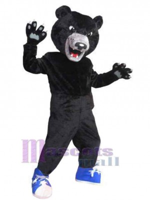 Ours noir féroce Mascotte Costume Animal