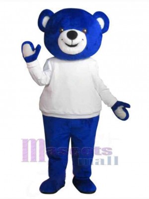 Ours bleu Mascotte Costume Animal