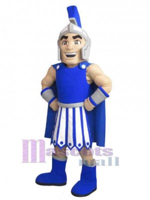 Spartiate bleu Mascotte Costume Personnes