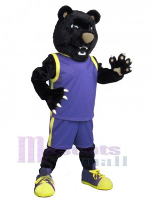 Ours noir de puissance Mascotte Costume Animal