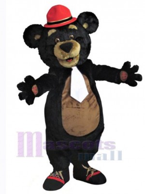 Ours au chapeau rouge Mascotte Costume Animal