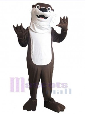 Loutre forte Mascotte Costume Animal