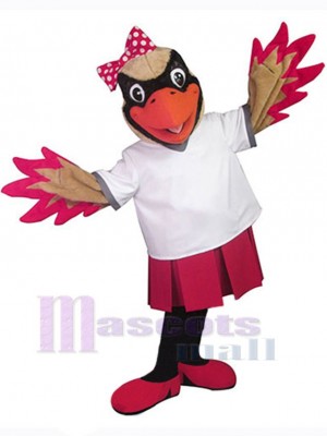 Oiseau cardinal femelle Mascotte Costume Animal