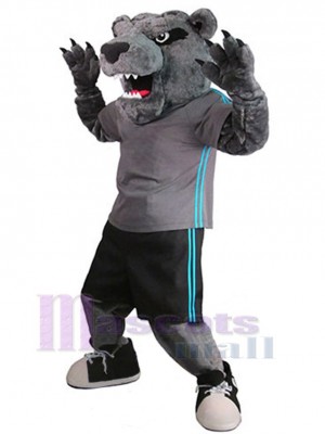 Ours gris féroce Mascotte Costume Animal