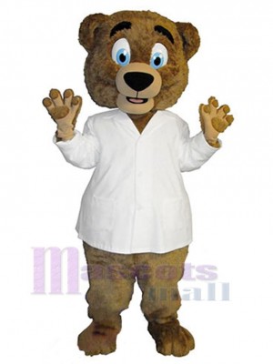 Ours aux yeux bleus Mascotte Costume Animal