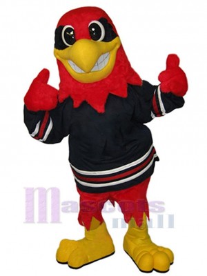 Faucon costume de mascotte