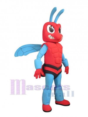 Frelon rouge Mascotte Costume Insecte