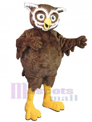 Chouette brune adulte Mascotte Costume Animal