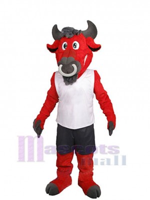 Taureau costume de mascotte