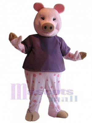 Cochon costume de mascotte