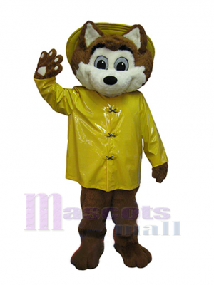 Renard costume de mascotte