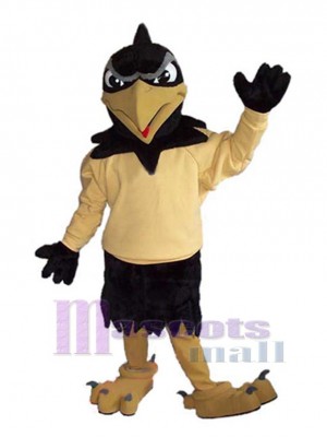 Faucon noir Mascotte Costume Animal
