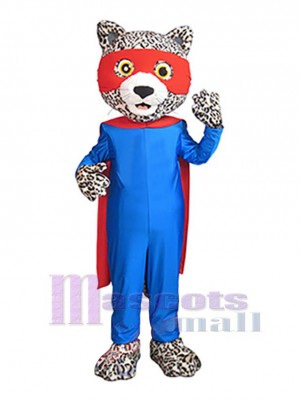 Super-héros Jaguar Mascotte Costume Animal