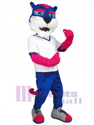 Panthère bleue Mascotte Costume Animal