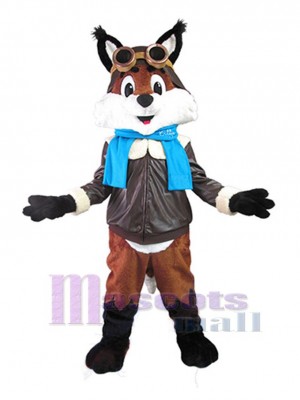 Renard costume de mascotte