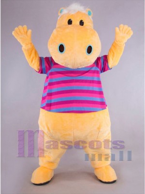 Hippopotame costume de mascotte