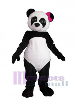 Fille panda Mascotte Costume Animal