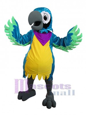 Perroquet costume de mascotte